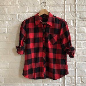 LL Bean Buffalo Check Button-Down